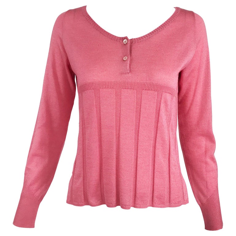 Bilzerian Salmon Pink Cashmere And Silk Sweater For Sale At 1stdibs Bilzerian Salmon Pink Cashmere And Silk Sweater For Sale At 1stdibs