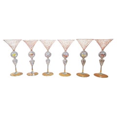 Bimini Animal Martini Cocktail Glasses- Set of Four