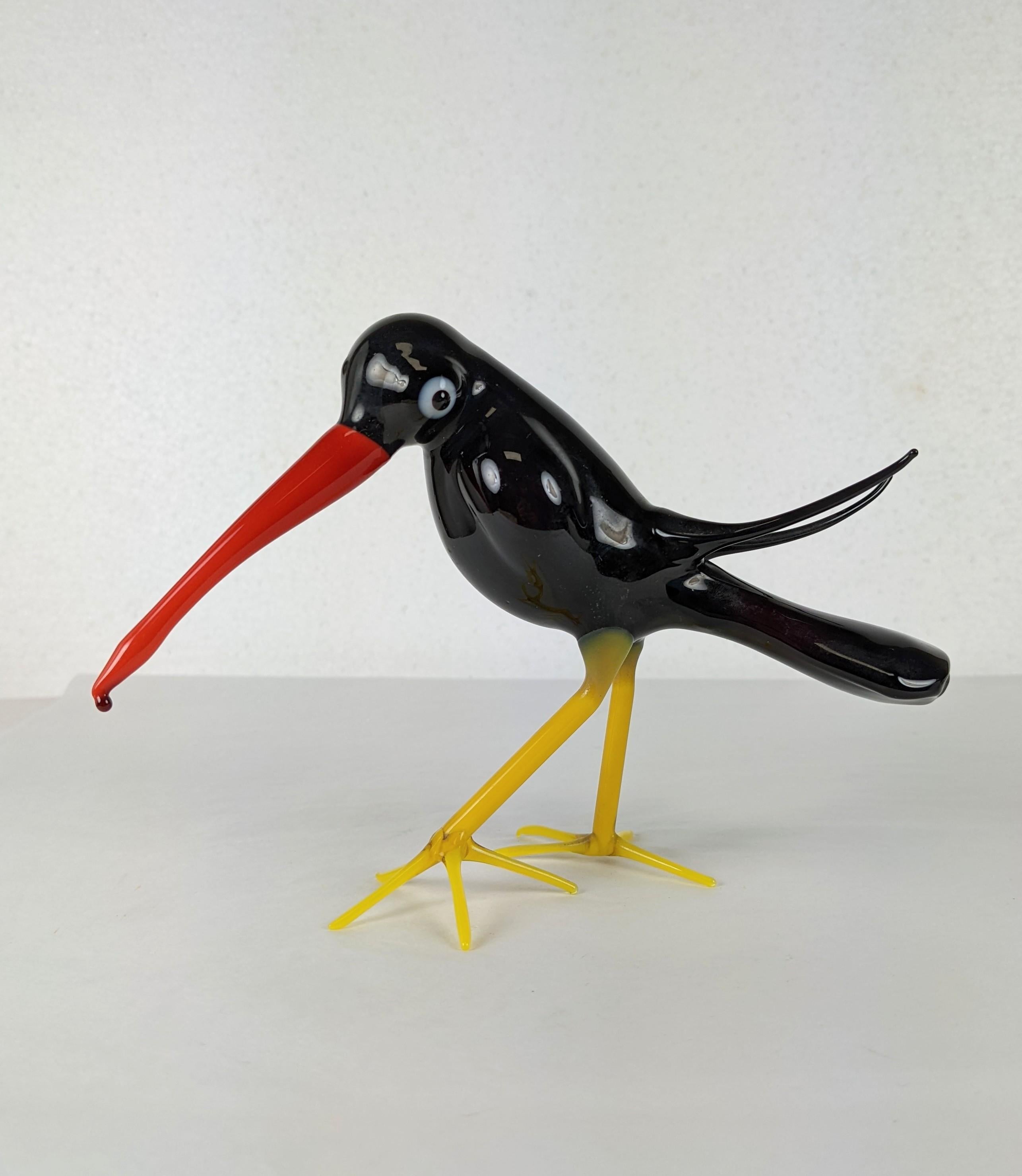 Bimini Glass Exotic Cartoon Bird For Sale 1