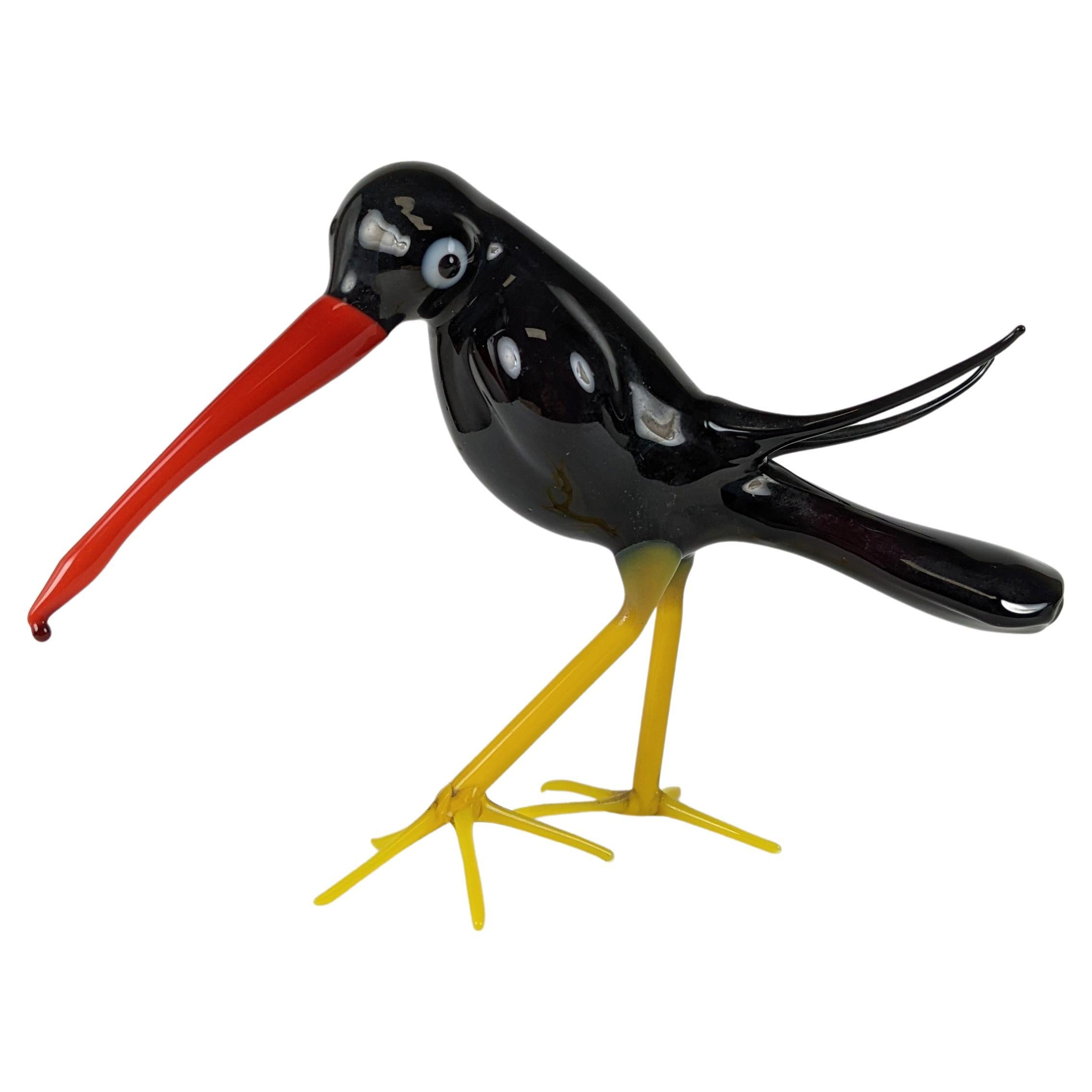 Bimini Glass Exotic Cartoon Bird For Sale