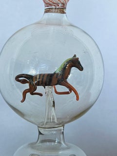 Bimini Martini Cocktail Glasses with Animals- Set of Four