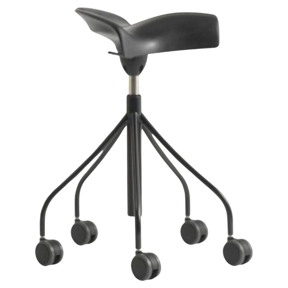 Binaria Black Stool by Otto Canalda & Jordi Badia