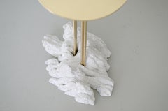 Guéridon en laiton binaire par Adam Ruiz & Robin Hervé