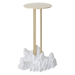 Gueridon binario in ottone di Adam Ruiz & Robin Hervé