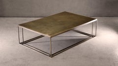Binate Coffee Table — Large — Patinated Brass — by NOVOCASTRIAN