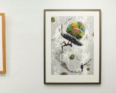 Chaos - Beautiful Contemporary Painting by Indian Artist w/ Surreal Theme