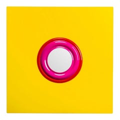 Bindoo Nitya Square Wall Mirror in Aluminum & Glass Mirror by altreforme