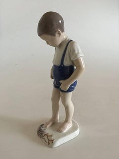 Bing & Grondahl Figurine Boy with Crab #1870