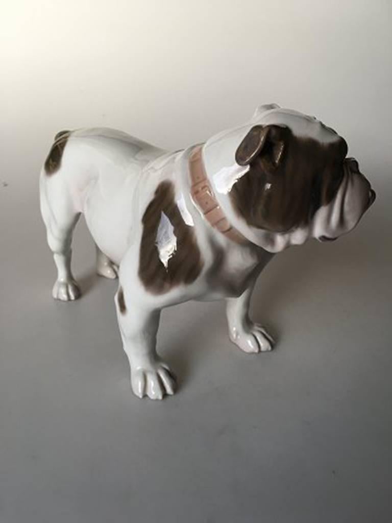 Art Nouveau Bing & Grondahl Figurine English Bulldog #2110