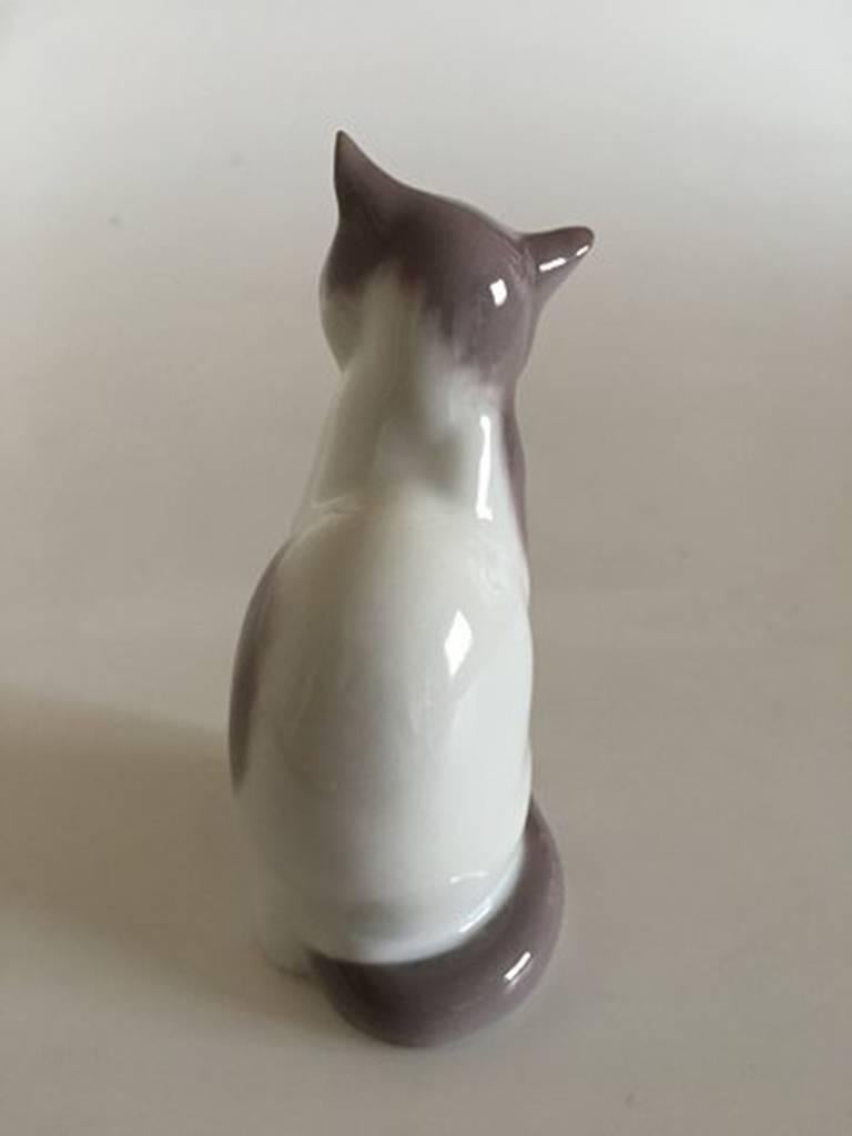 Art Nouveau Bing & Grondahl Figurine of Cat #2466