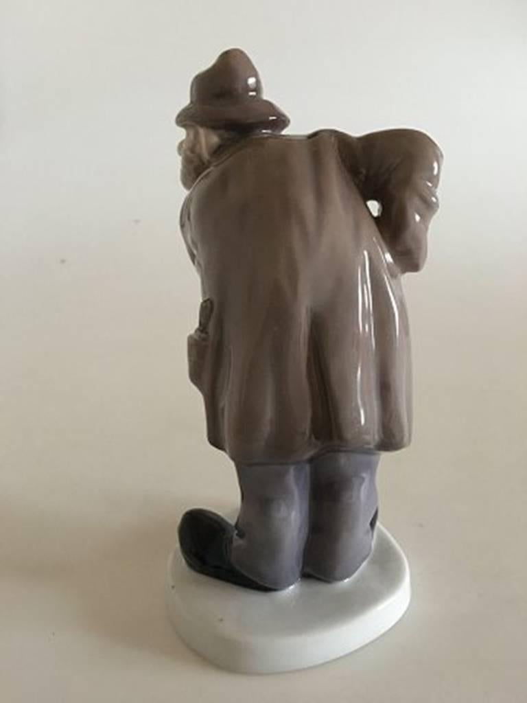 Art Nouveau Bing & Grondahl Figurine of Sophus Vegabond after Storm P. #2473 For Sale