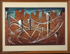 1980's George Washington Bridge Abstracted Landscape