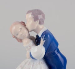 Bing and Grondahl, porcelain figurine of "Youthful daring". Approx. 1930s