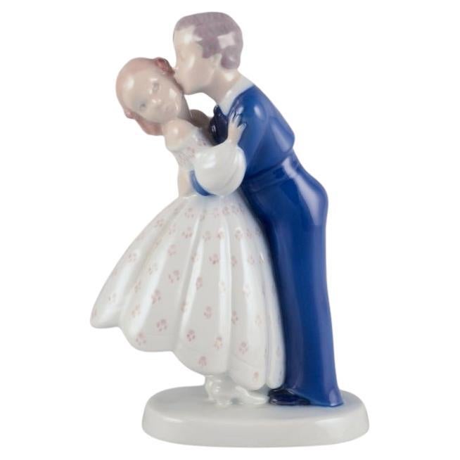 Bing und Grondahl, Porzellanfigur des "jungen Gewagten". Ca. 1930er Jahre im Angebot