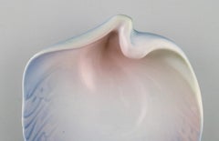 Bing & Grøndahl Art Nouveau Dish Shaped like a Seashell, 1914-1915