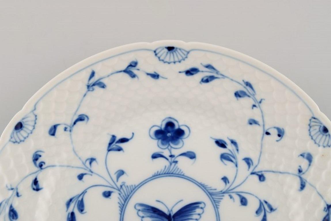 Bing & Grøndahl / B&G, Butterfly, Two Plates in Hand-Painted Porcelain In Excellent Condition In Copenhagen, DK