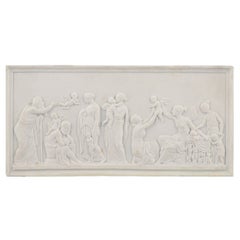 Bing & Grøndahl, biscuit relief after Thorvaldsen. Approx. 1870s.