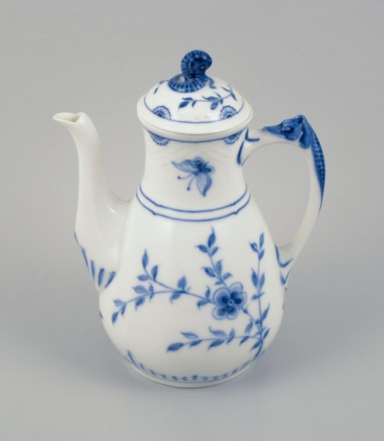 Danish Bing & Grøndahl, Butterfly, Porcelain Coffee Pot. 1920-1930s For Sale