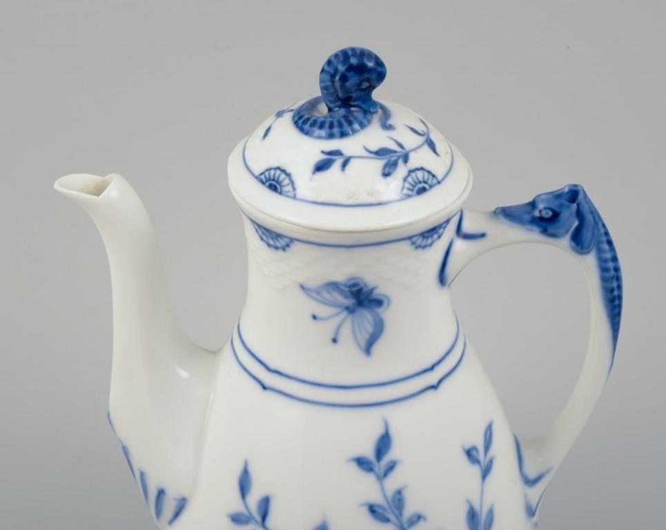 Hand-Painted Bing & Grøndahl, Butterfly, Porcelain Coffee Pot. 1920-1930s For Sale