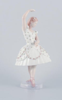 Bing & Grøndahl, figurine en porcelaine Columbine. Environ 1930