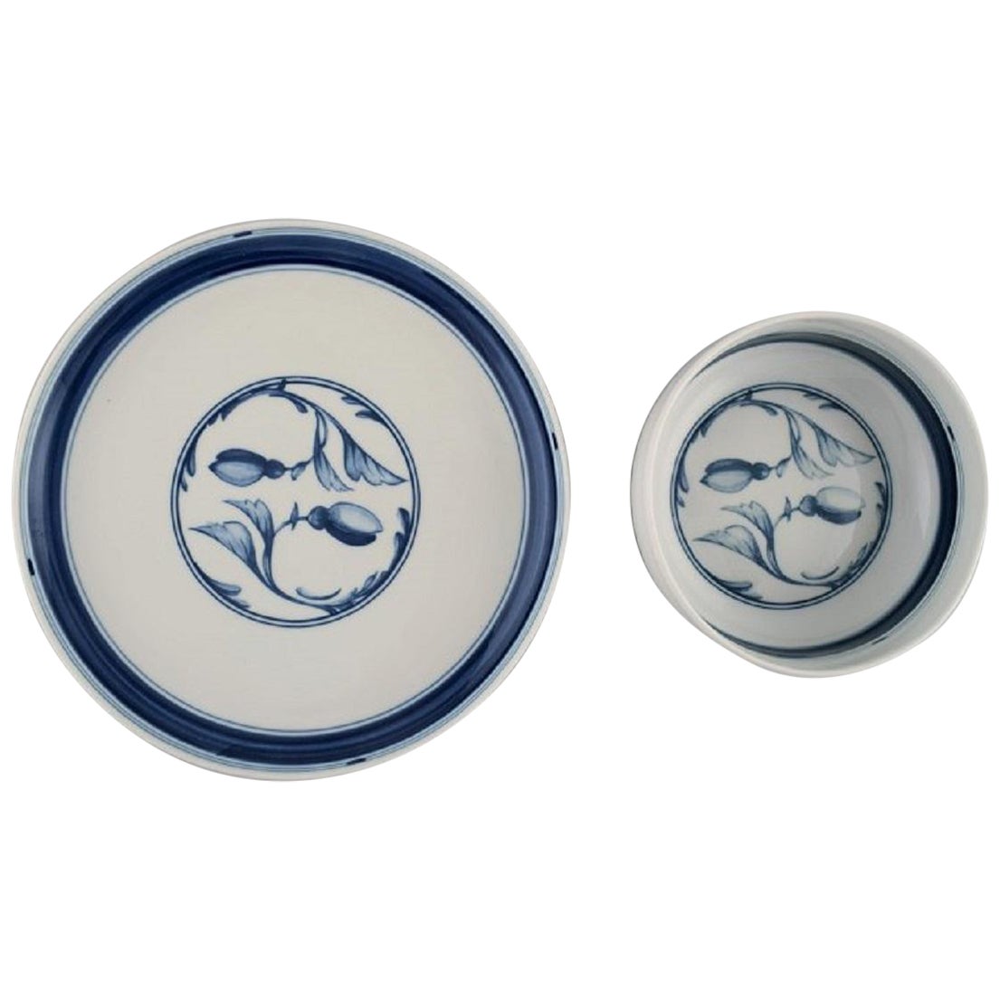Bol et plat en corinthe Bing & Grndahl, 1970