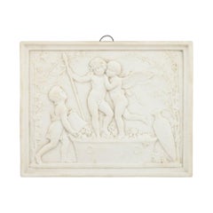Bing & Grøndahl, Denmark. Biscuit wall relief after B. Thorvaldsen, 1870s.