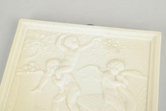 Bing & Grøndahl, Denmark. Wall relief in biscuit, after B. Thorvaldsen, 1870s.