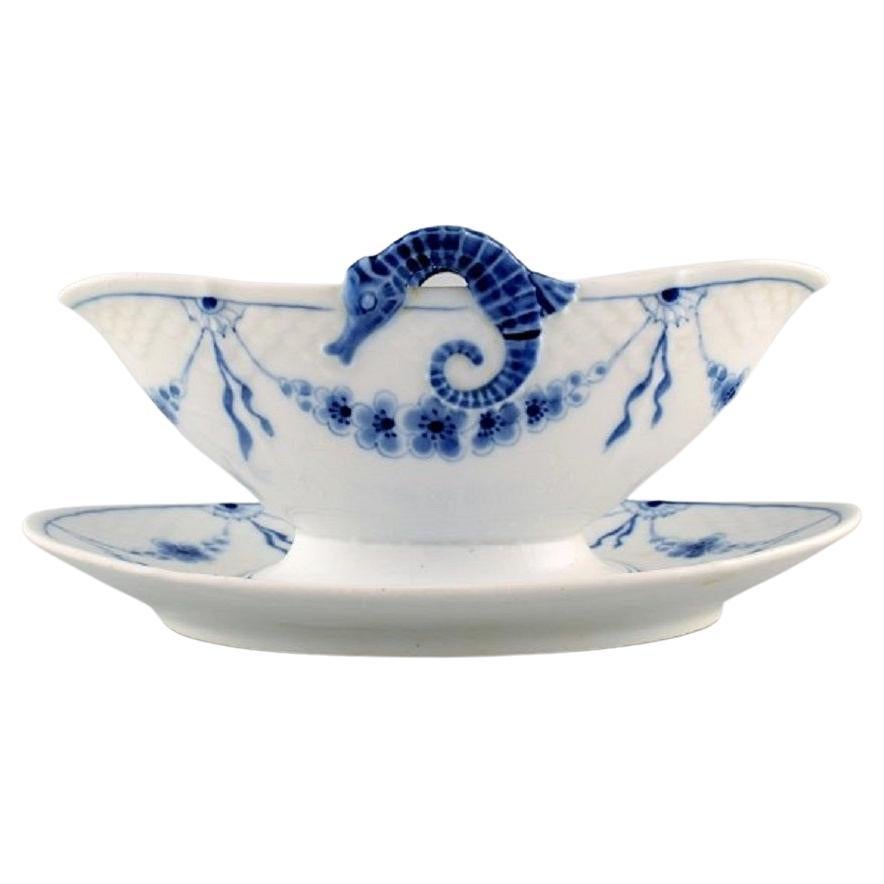 Bing & Grøndahl Empire Sauce Bowl in Hand-Painted Porcelain For Sale