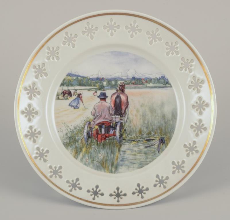 Bing & Grøndahl, Danimarca. Un set di quattro piatti in porcellana con motivi tratti dai dipinti di Carl Larsson. Bordo reticolato.
Approssimativamente negli anni '60.
Edizione limitata.
Contrassegnato.
Condizioni perfette.
Prima qualità di