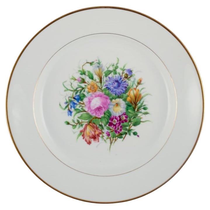 Bing & Grøndahl, large round serving platter in porcelain. For Sale