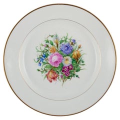 Bing & Grøndahl, large round serving platter in porcelain.