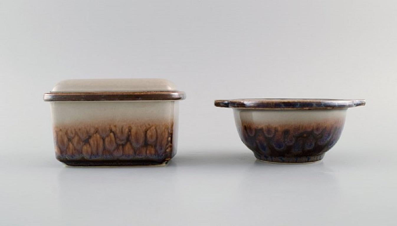 Danish Bing & Grøndahl Mexico Dinner Service, Butter Container, Bowl and Large Dish