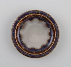 Bing & Grøndahl Mexico Dinner Service, Four Butter Pads in Glazed Stoneware