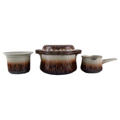 Bing & Grøndahl Mexico Dinner Service, Lidded Bowl, Jug and Bowl