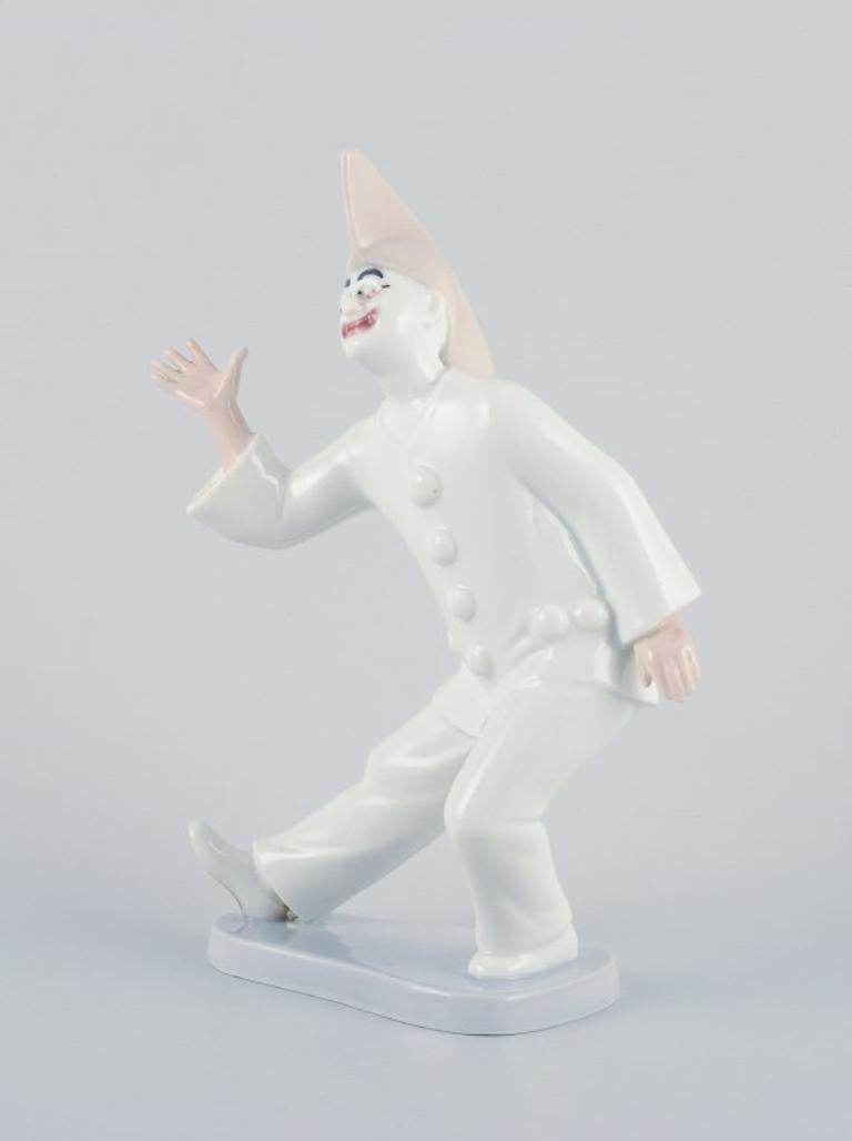Danish Bing & Grøndahl, Pierrot porcelain figurine.  For Sale