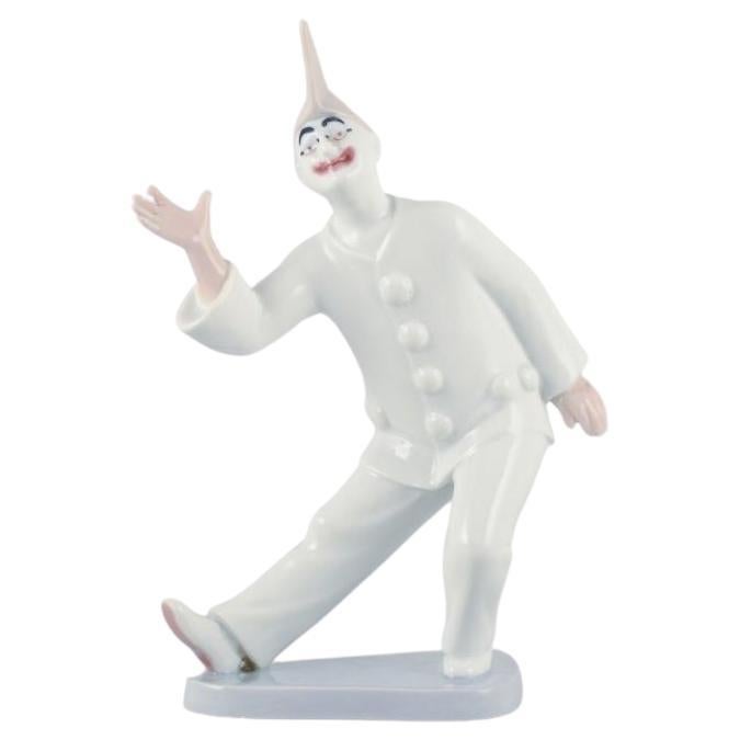 Bing & Grøndahl, figurine de Pierrot en porcelaine. 