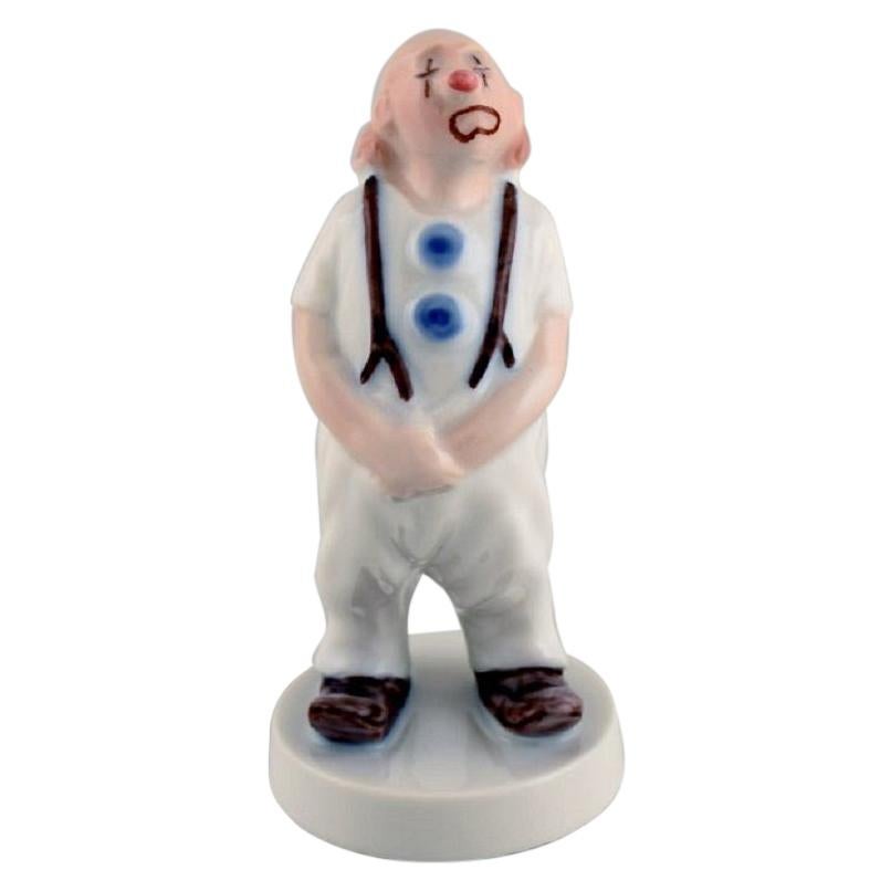 Figure en porcelaine Bing & Grndahl, Clown, numéro de modèle 2508