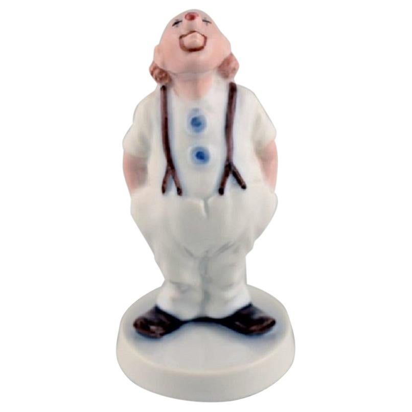 Figure en porcelaine Bing & Grndahl, Clown, Numéro de modèle 2510