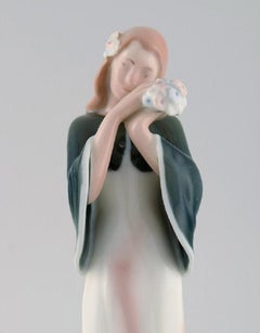 Bing & Grøndahl Porcelain Figure, "Ophelia", Model Number 2409