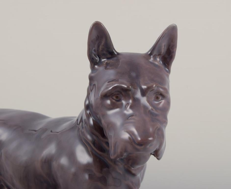 Danish Bing & Grøndahl, porcelain figurine of a Scottish Terrier. 1930s For Sale