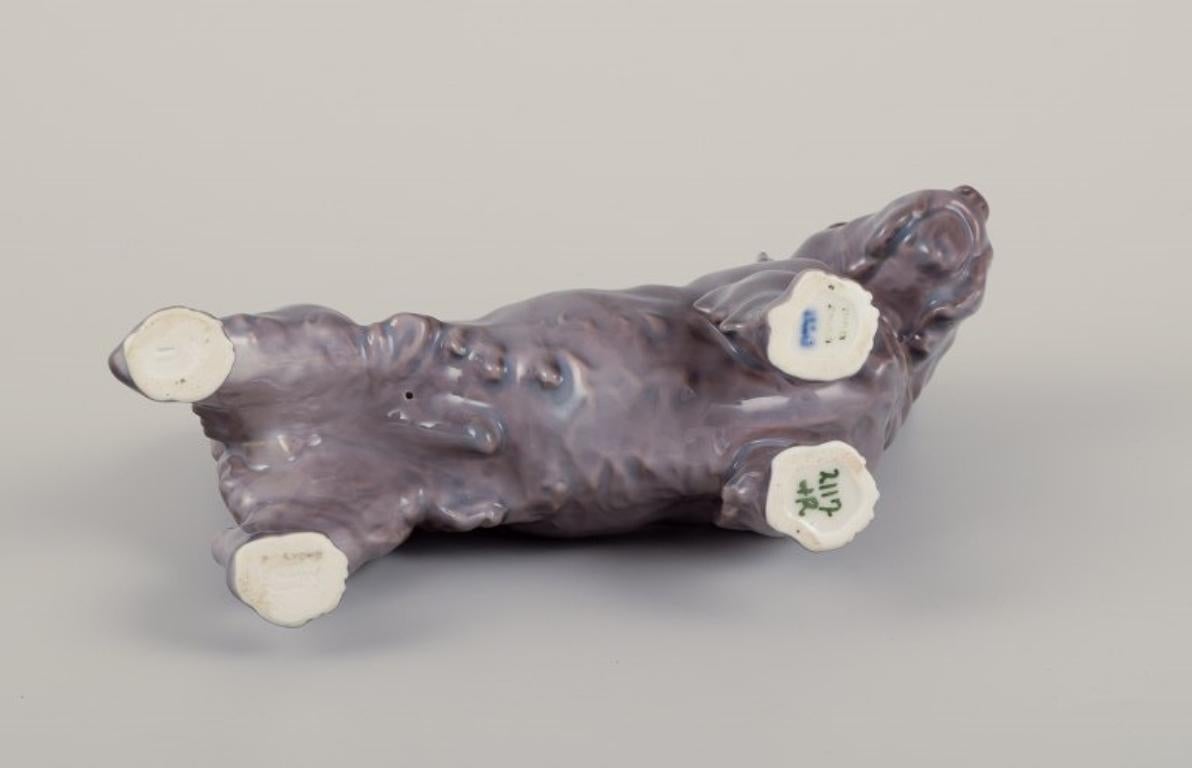 Mid-20th Century Bing & Grøndahl, porcelain figurine of a Scottish Terrier. 1930s For Sale