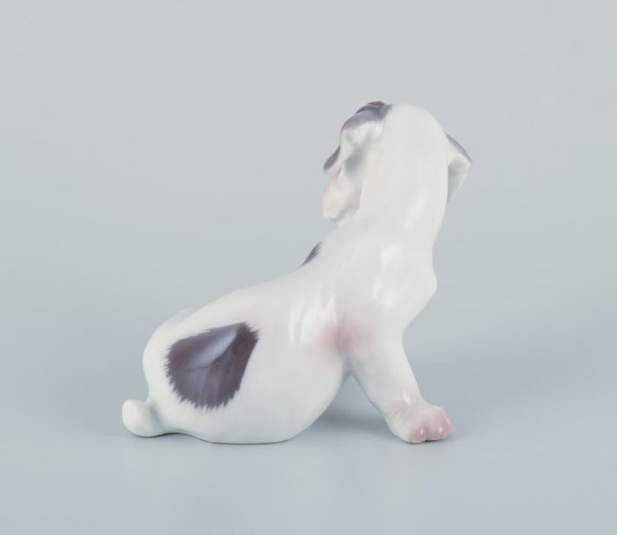 Danois Bing & Grøndahl, figurine en porcelaine représentant un chiot Sealyham Terrier.  en vente