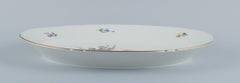 Bing & Grøndahl, Saxon Flower, large oval serving platter. Hand-painted.