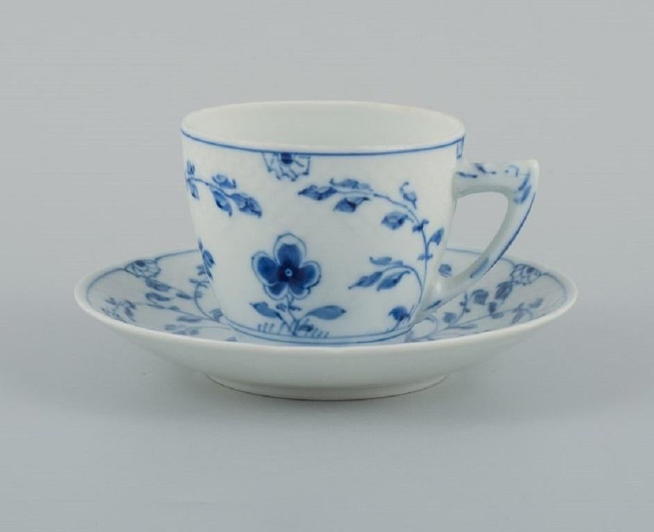 Bing & Grøndahl, Six Hand-Painted Kipling Coffee Cups with Matching Saucers In Excellent Condition For Sale In Copenhagen, DK