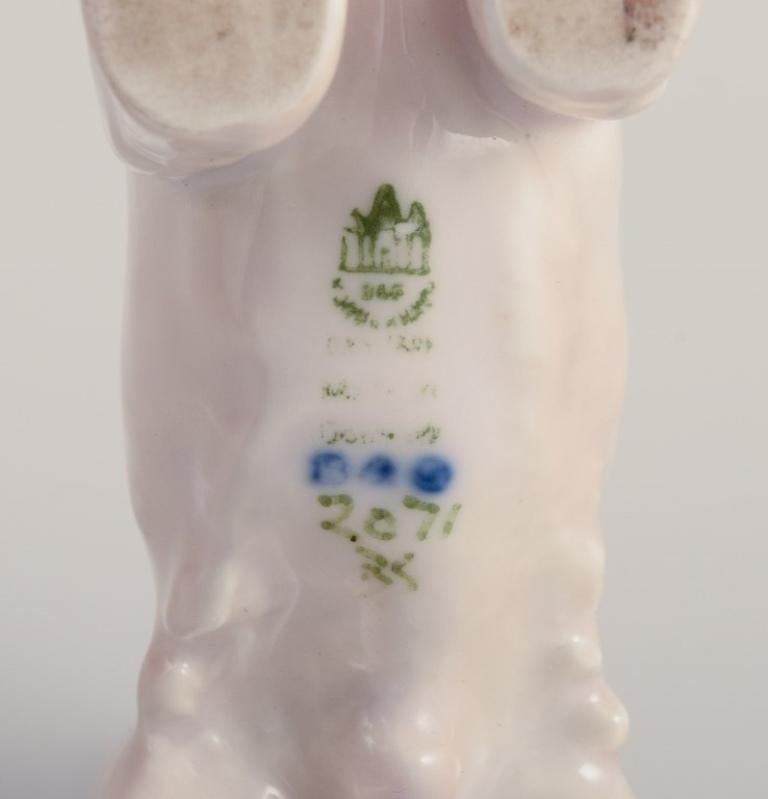 Porcelain Bing & Grøndahl, small porcelain figurine of a Sealyham Terrier. For Sale