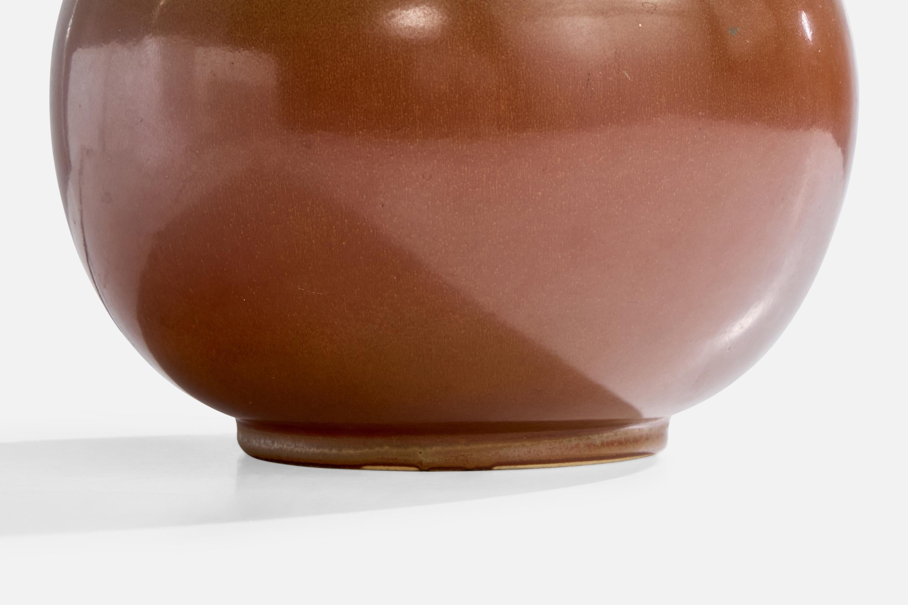 Bing & Grøndahl, Table Lamp, Ceramic, Denmark, 1940s For Sale 1