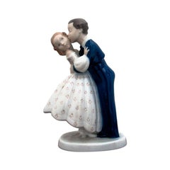 Vintage Bing & Grøndahl "The Kiss" Porcelain Figure