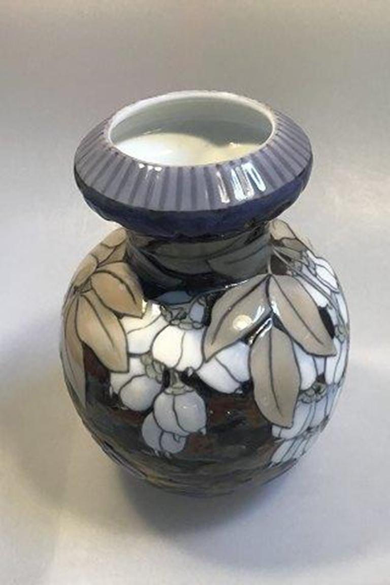 20th Century Bing & Grøndahl Unique Vase Fanny Garde No 1758 For Sale