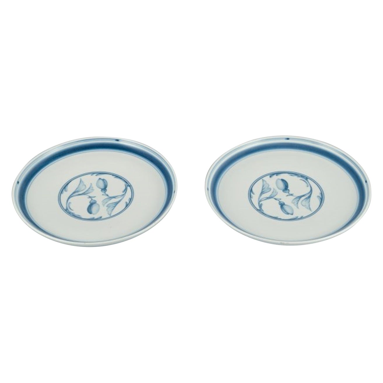 Bing & Grondahl, a Set of Two Korinth Dinner Plates, circa 1960s