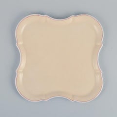 Bing & Grondahl, Antique and Rare Cream Jug and Sugar Bowl on Tray